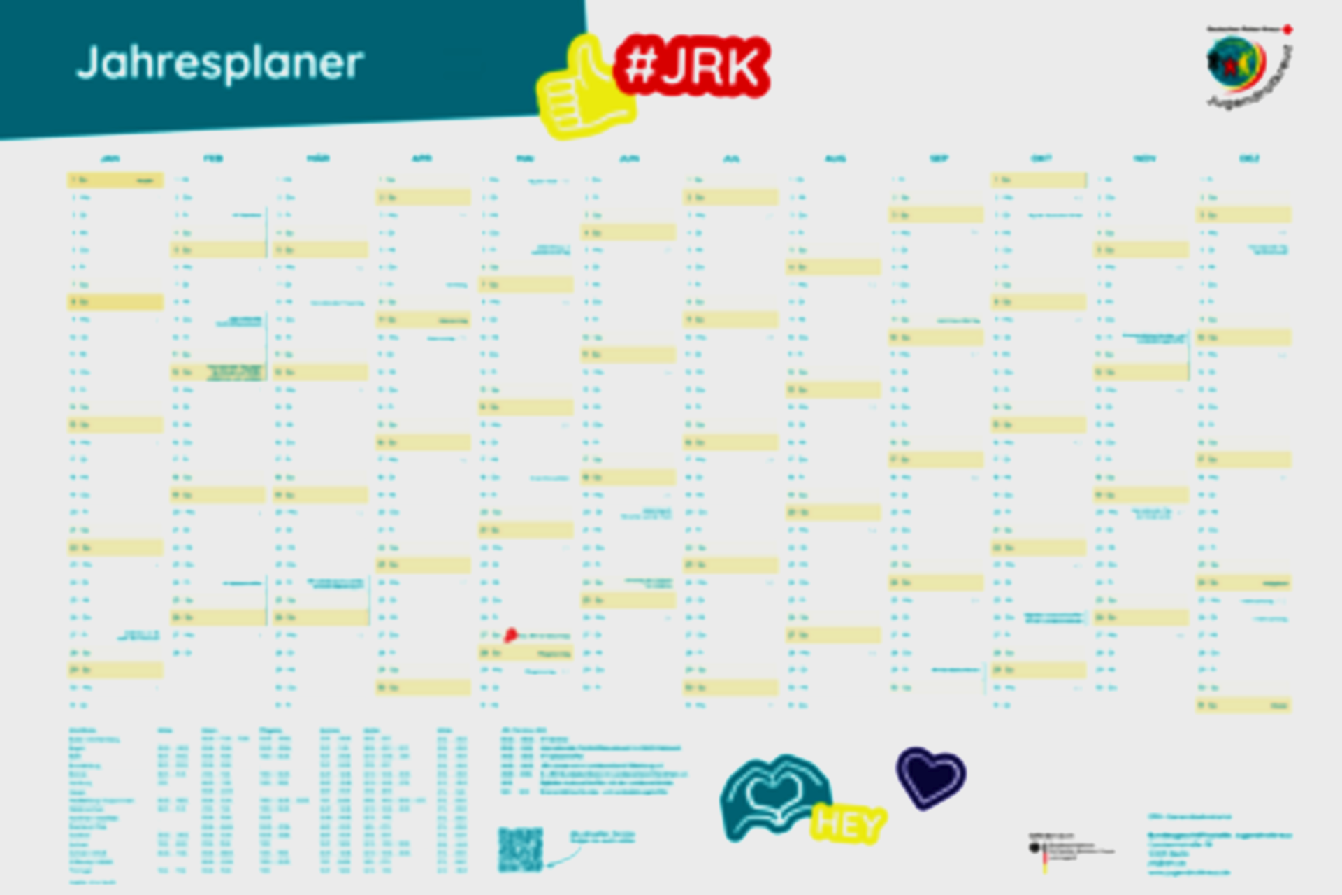 Hier findest du die aktuellen Termine des JRK-Bundesverbandes.
